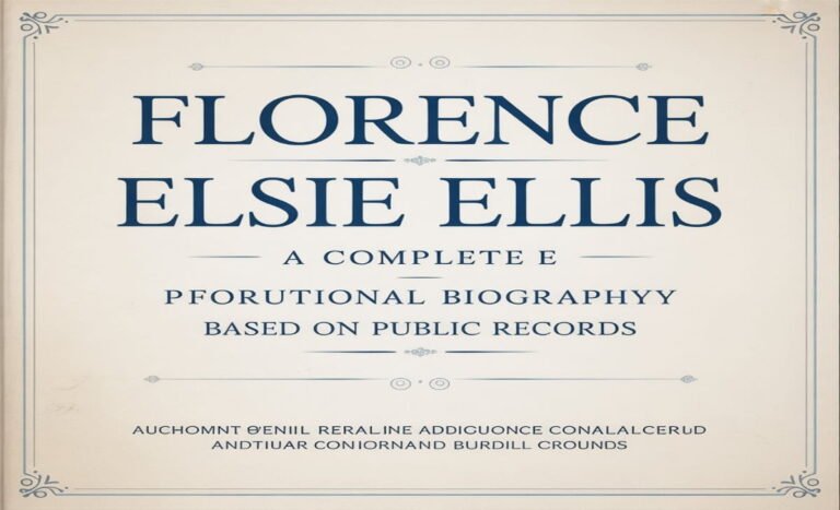 Florence Elsie Ellis