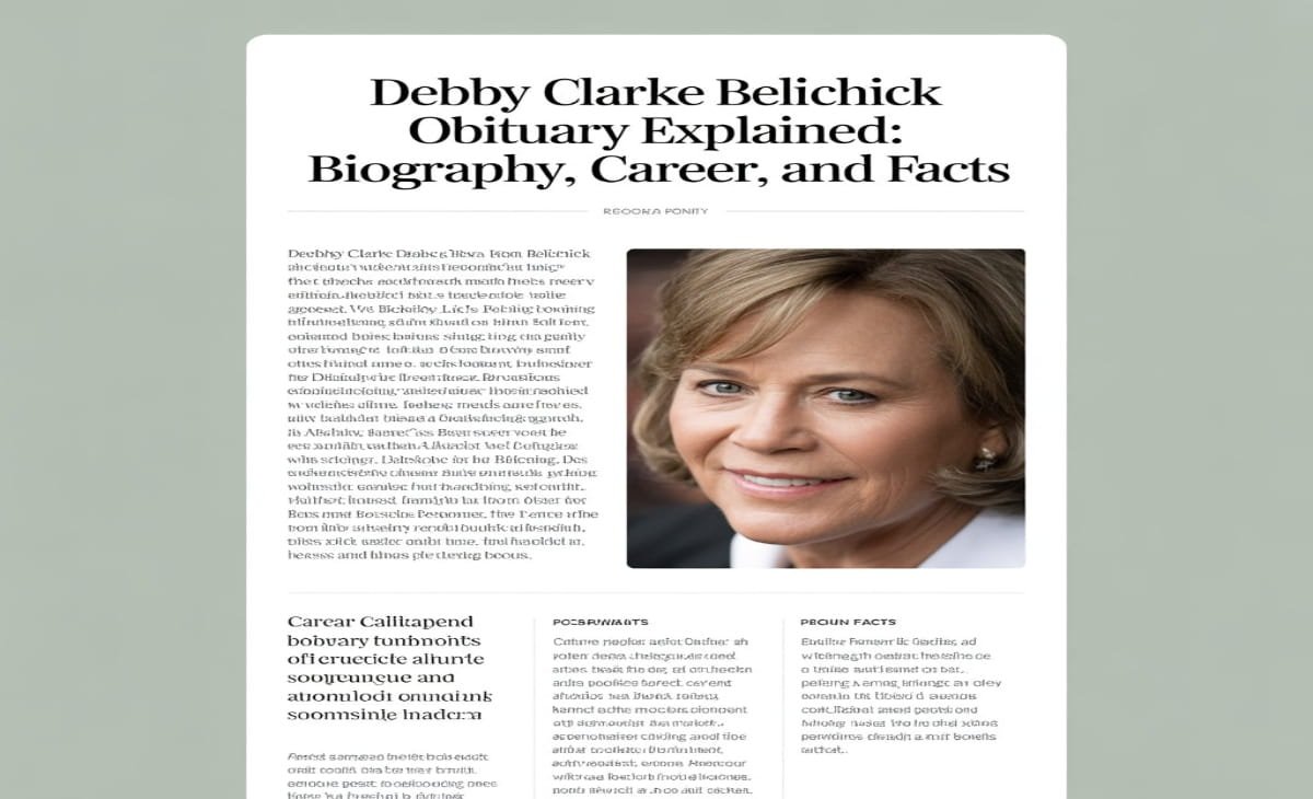 obituary debby clarke Belichick